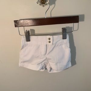 Janie and Jack White Cotton Shorts